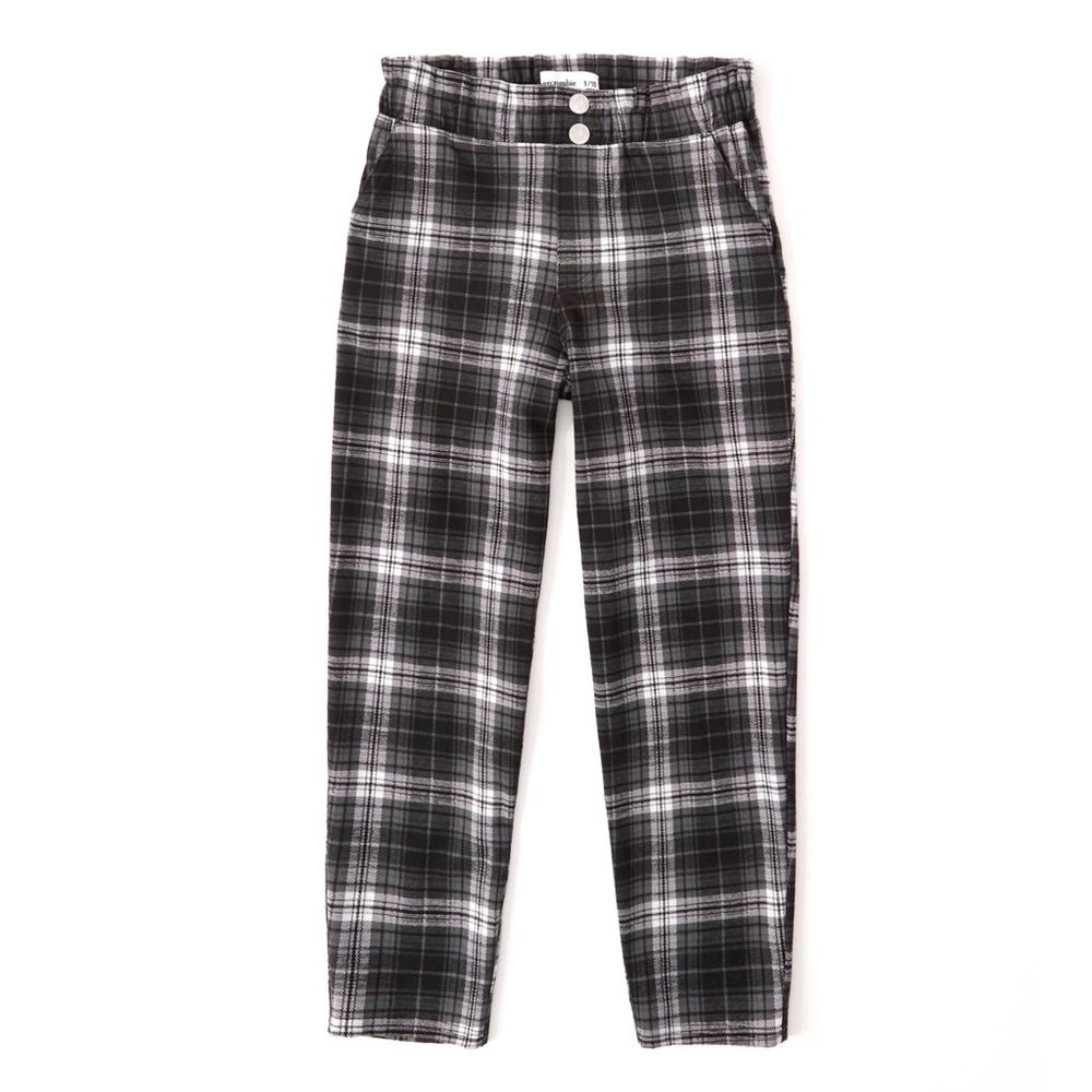 Abercrombie Girls Double Knit High Rise Paperbag Pants - NWT